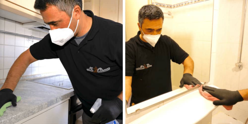 Einsatz unseres Teams bei der Umzugsreinigung