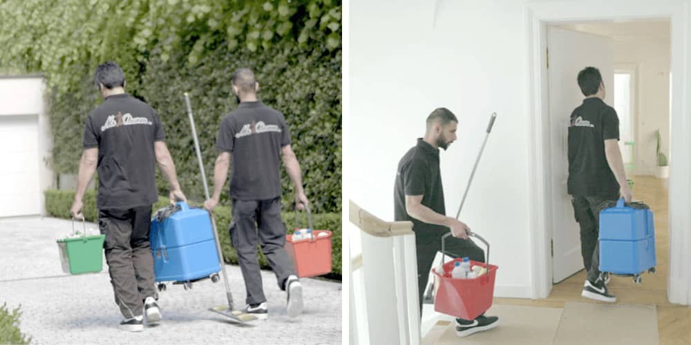 Einsatz unseres Teams bei einer Wasserschadenreinigung