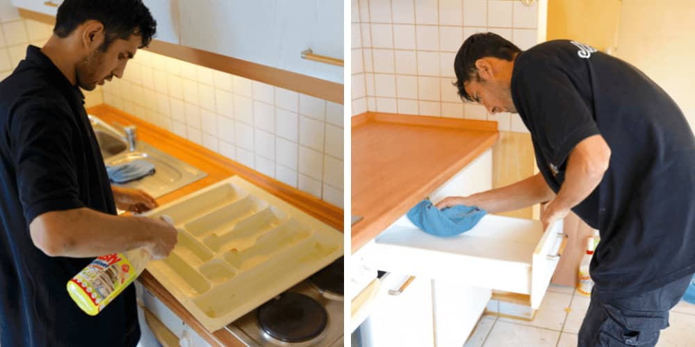 Einsatz unseres Teams bei einer Nikotinreinigung