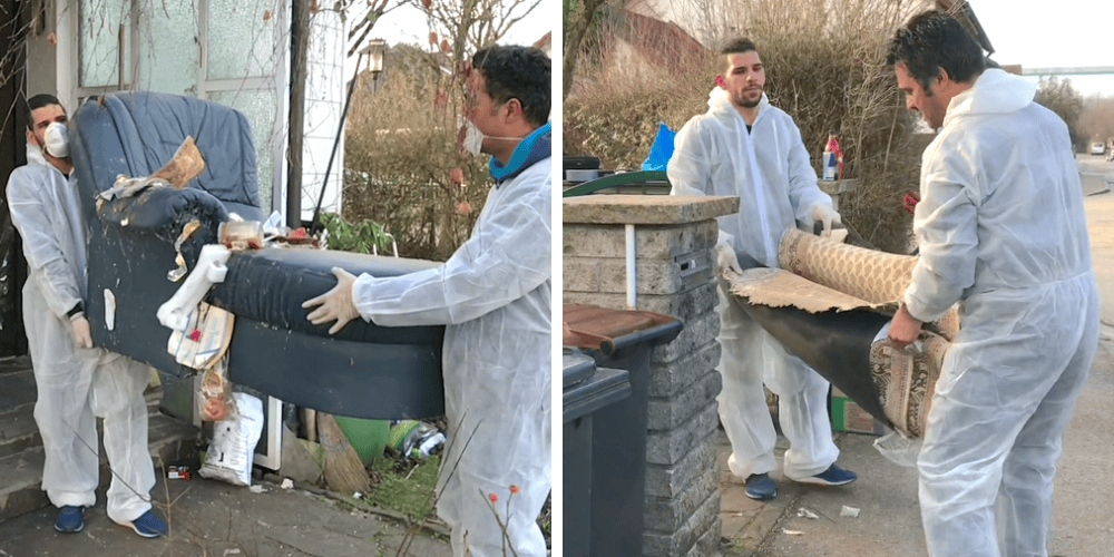 Einsatz unseres Teams bei einer Messie-Reinigung