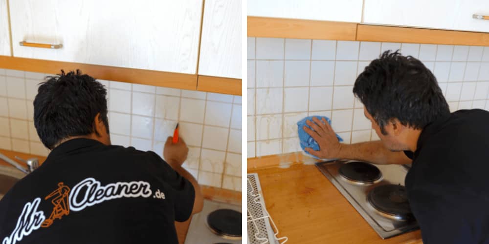 Einsatz unseres Teams bei einer Nikotinreinigung