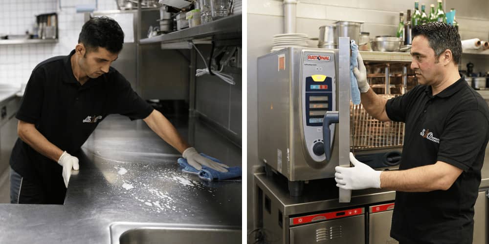 Einsatz unseres Teams bei einer Gastronomiereinigung