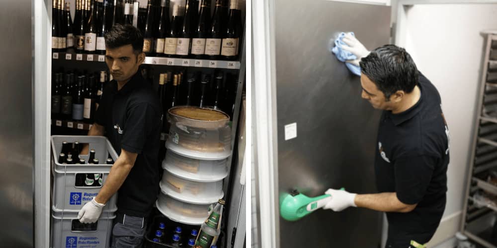Einsatz unseres Teams bei einer Gastronomiereinigung